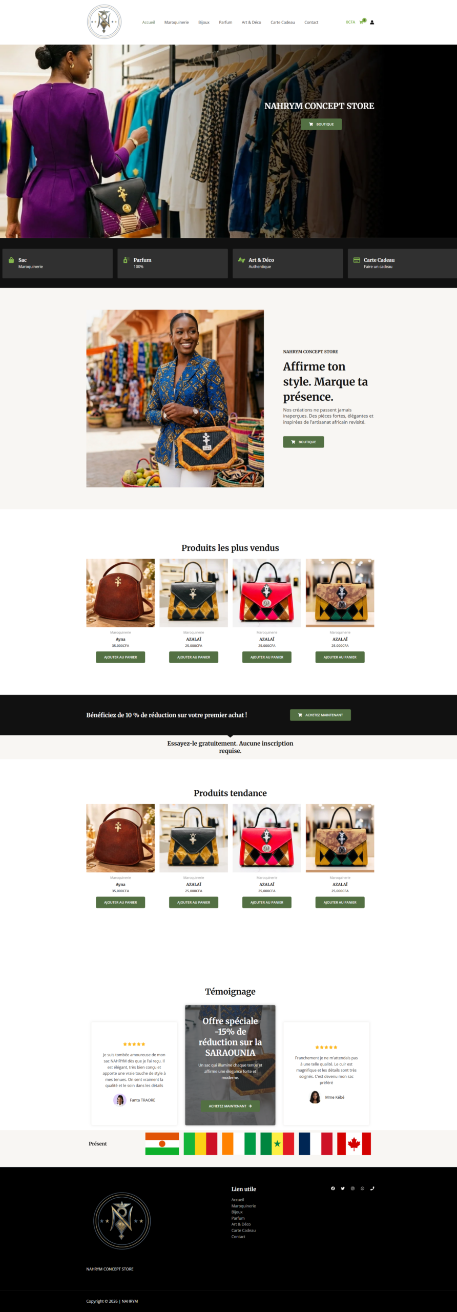 Site web réalisé par Kary Consulting